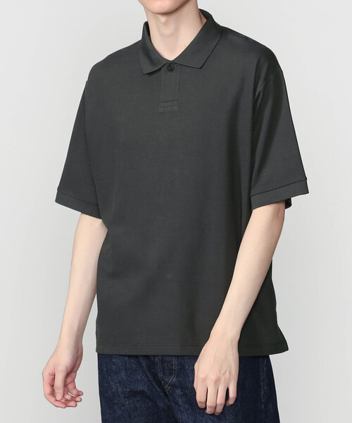 handvaerk(ハンドバーク)の「handvaerk | コットンピケ ポロシャツ MEN(ポロシャツ・メンズ・チャコール/グリーン系その他/ライトグレー・M/S/L)」の7枚目の写真