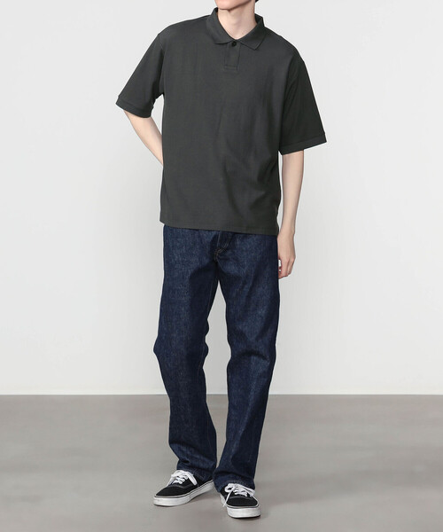 handvaerk(ハンドバーク)の「handvaerk | コットンピケ ポロシャツ MEN(ポロシャツ・メンズ・チャコール/グリーン系その他/ライトグレー・M/S/L)」の8枚目の写真