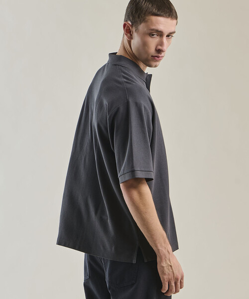 handvaerk(ハンドバーク)の「handvaerk | コットンピケ ポロシャツ MEN(ポロシャツ・メンズ・チャコール/グリーン系その他/ライトグレー・M/S/L)」の13枚目の写真