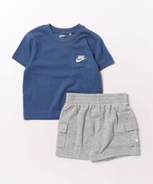 NIKE(�i�C�L)��NIKE/�i�C�L NKB PKT TEE FT SHORT SET  76N041-042(�Z�b�g�A�b�v)