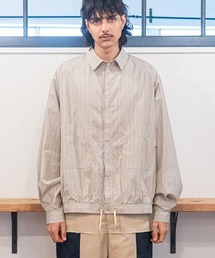 ms6497- RETRO DINER-SH ストライプシャツ(MK27A-S-03)