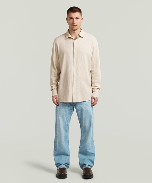 G-STAR(ジースター)の「Clean Regular Shirt/クリーンレギュラーシャツ(シャツ/ブラウス・メンズ・ホワイト系その他・X-SMALL/X-LARGE/LARGE/MEDIUM/SMALL)」の6枚目の写真