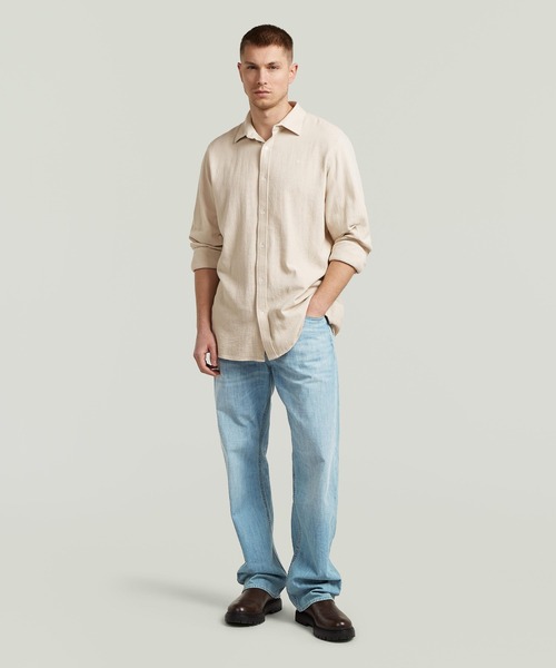 G-STAR(ジースター)の「Clean Regular Shirt/クリーンレギュラーシャツ(シャツ/ブラウス・メンズ・ホワイト系その他・X-SMALL/X-LARGE/LARGE/MEDIUM/SMALL)」の7枚目の写真