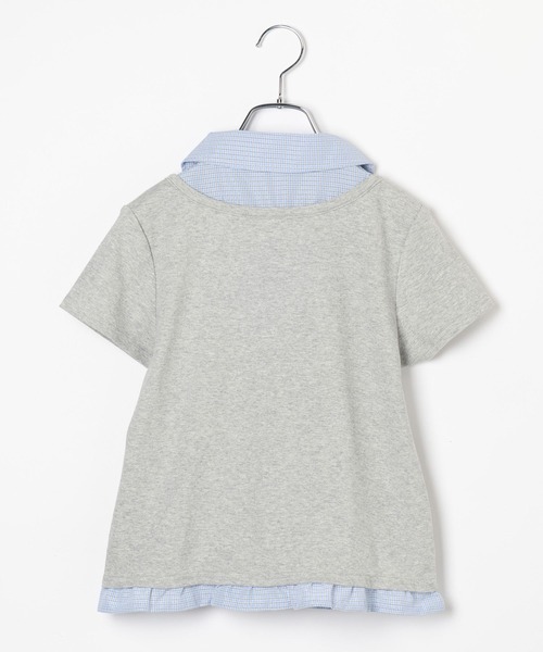 Heather(ヘザー)の「ドッキングレイヤードTEE 774592(Tシャツ/カットソー・レディース・グレー/ネイビー/アイボリー・FREE)」の12枚目の写真