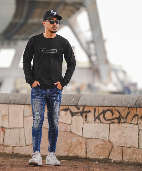 adamsJUGGLER(アダムスジャグラー)の「プレンティ&イナフロンティー(Tシャツ/カットソー・メンズ・ホワイト/ブラック・XXL/XL/L/M/S)」の4枚目の写真