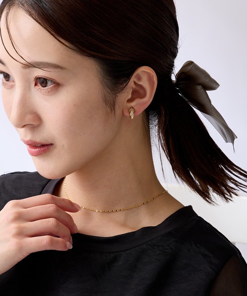 CALIN STANDARD(カリンスタンダード)の「◆金属アレルギー対応◆◆made in japan◆【痛くない】【落ちにくい】【片手で簡単】 ツイストダブルライン マグネットイヤリング(イヤリング・レディース・ゴールド/シルバー・FREE)」の10枚目の写真
