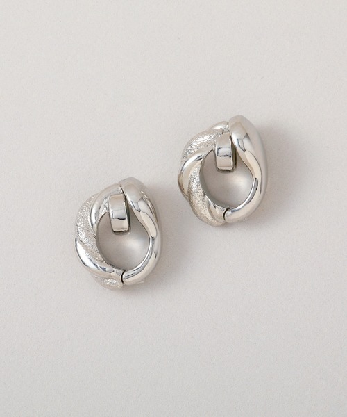 CALIN STANDARD(カリンスタンダード)の「◆金属アレルギー対応◆◆made in japan◆【痛くない】【落ちにくい】【片手で簡単】 ツイストダブルライン マグネットイヤリング(イヤリング・レディース・ゴールド/シルバー・FREE)」の14枚目の写真