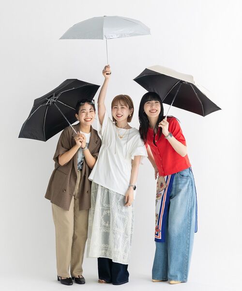 Wpc.(ダブリュピーシー)の「【AH×Wpc.】ポーチ付き折りたたみ傘(折りたたみ傘・レディース・ブラック/ベージュ/シルバー・FREE)」の11枚目の写真