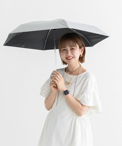 Wpc.(ダブリュピーシー)の「【AH×Wpc.】ポーチ付き折りたたみ傘(折りたたみ傘・レディース・ブラック/ベージュ/シルバー・FREE)」の12枚目の写真