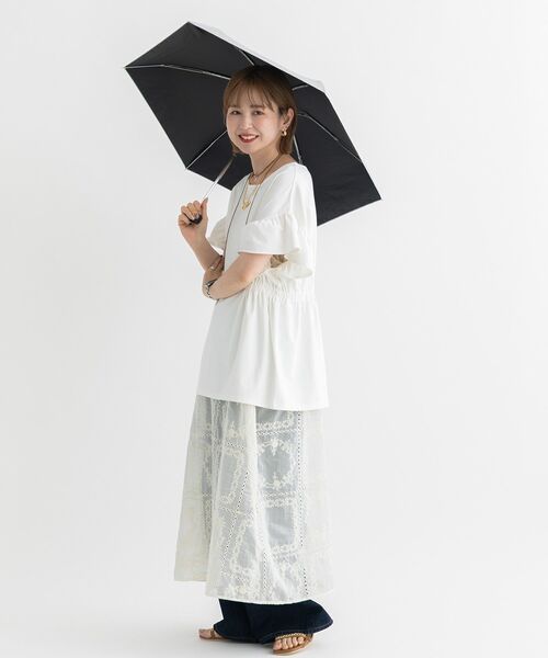 Wpc.(ダブリュピーシー)の「【AH×Wpc.】ポーチ付き折りたたみ傘(折りたたみ傘・レディース・ブラック/ベージュ/シルバー・FREE)」の15枚目の写真