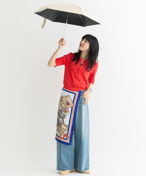 Wpc.(ダブリュピーシー)の「【AH×Wpc.】ポーチ付き折りたたみ傘(折りたたみ傘・レディース・ブラック/ベージュ/シルバー・FREE)」の21枚目の写真