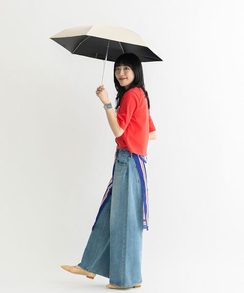 Wpc.(ダブリュピーシー)の「【AH×Wpc.】ポーチ付き折りたたみ傘(折りたたみ傘・レディース・ブラック/ベージュ/シルバー・FREE)」の22枚目の写真