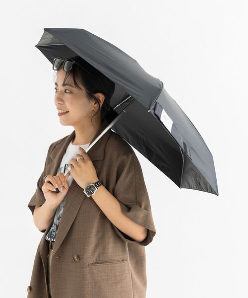 Wpc.(ダブリュピーシー)の「【AH×Wpc.】ポーチ付き折りたたみ傘(折りたたみ傘・レディース・ブラック/ベージュ/シルバー・FREE)」の7枚目の写真