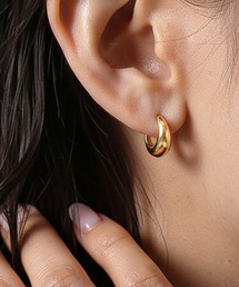 【ORLEAN】ドロップミニフープピアス