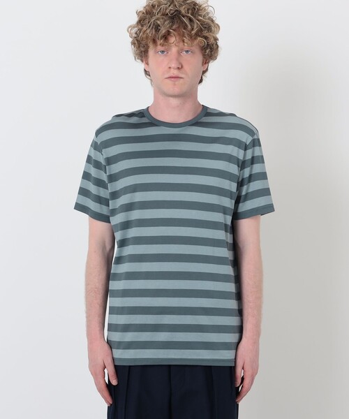 SUNSPEL(サンスペル)の「SUNSPELコットン クルーネックTシャツ(Tシャツ/カットソー・メンズ・ブラウン系その他/ブルー系その他・M/L)」の5枚目の写真