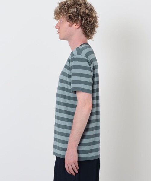 SUNSPEL(サンスペル)の「SUNSPELコットン クルーネックTシャツ(Tシャツ/カットソー・メンズ・ブラウン系その他/ブルー系その他・M/L)」の6枚目の写真
