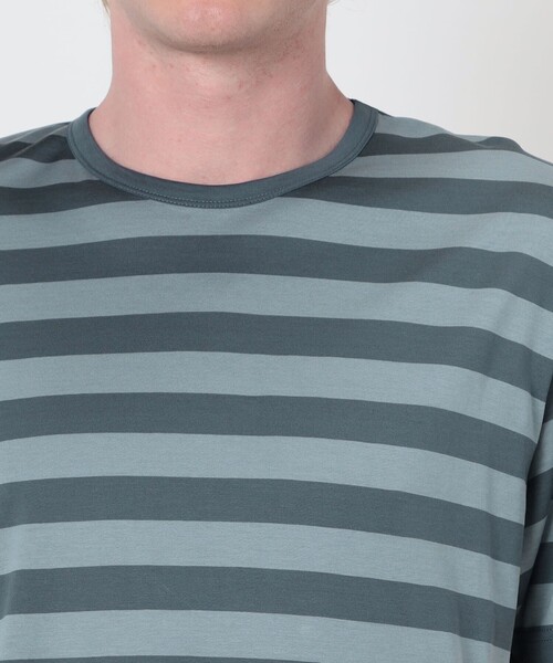 SUNSPEL(サンスペル)の「SUNSPELコットン クルーネックTシャツ(Tシャツ/カットソー・メンズ・ブラウン系その他/ブルー系その他・M/L)」の8枚目の写真