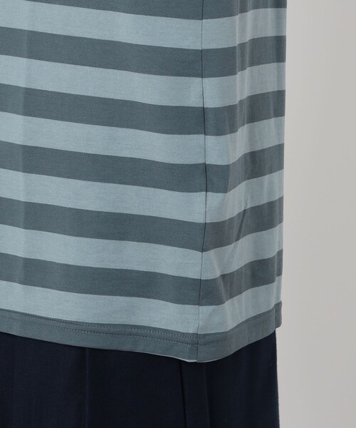 SUNSPEL(サンスペル)の「SUNSPELコットン クルーネックTシャツ(Tシャツ/カットソー・メンズ・ブラウン系その他/ブルー系その他・M/L)」の10枚目の写真