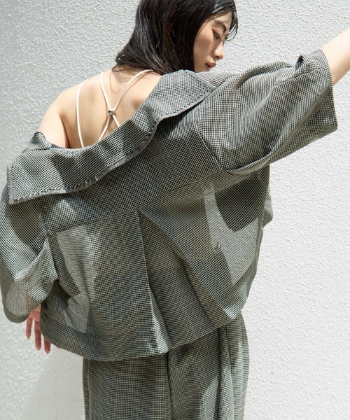 STUDIOUS(ステュディオス)の「【STUDIOUS/ステュディオス】Stretch Satin Padded Camisole/ストレッチサテンキャミソール/カップ付きキャミソール/肩紐調整可/ウォッシャブル(キャミソール・レディース・キナリ/ブラック/ワイン・FREE)」の13枚目の写真