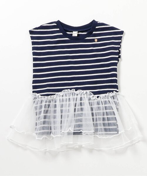 apres les cours（アプレレクール）の「ティアードペプラムトップス（Tシャツ/カットソー・キッズ・グリーン/レッド/その他2/チェック・80/90/100/110/120/130/140）」の15枚目の写真