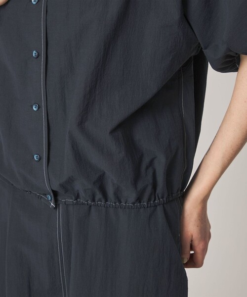 Steven Alan＞クルーネック シュリンク ブラウス（シャツ/ブラウス