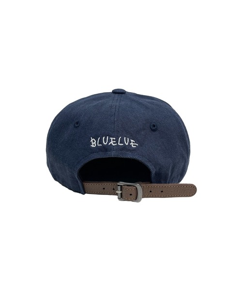 BLUELUE(ブルール)の「「BLUELUE / ブルールー」B LOGO アップリケ 5パネルキャップ(キャップ・メンズ・レッド/ネイビー・FREE)」の6枚目の写真