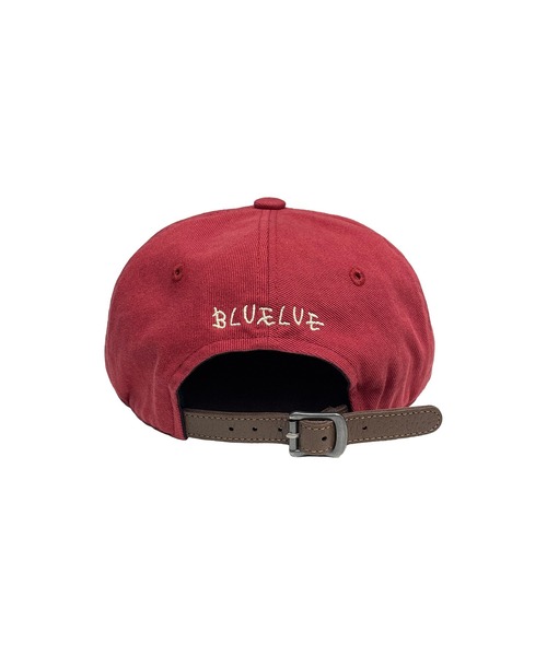BLUELUE(ブルール)の「「BLUELUE / ブルールー」B LOGO アップリケ 5パネルキャップ(キャップ・メンズ・レッド/ネイビー・FREE)」の9枚目の写真