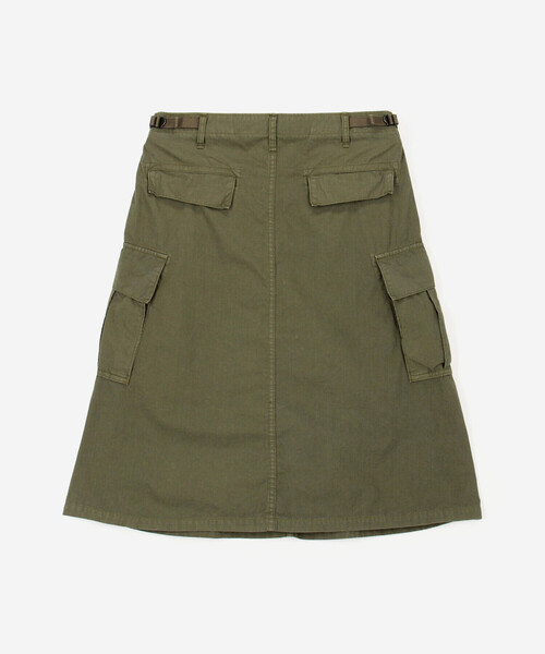orSlow(オアスロウ)の「orSlow | 〈別注〉ARMY SKIRT KHAKI WOMEN(スカート・レディース・カーキ・1/2)」の3枚目の写真