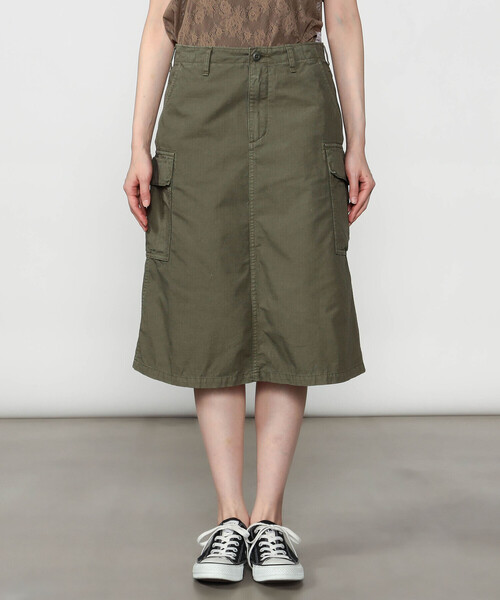 orSlow(オアスロウ)の「orSlow | 〈別注〉ARMY SKIRT KHAKI WOMEN(スカート・レディース・カーキ・1/2)」の8枚目の写真