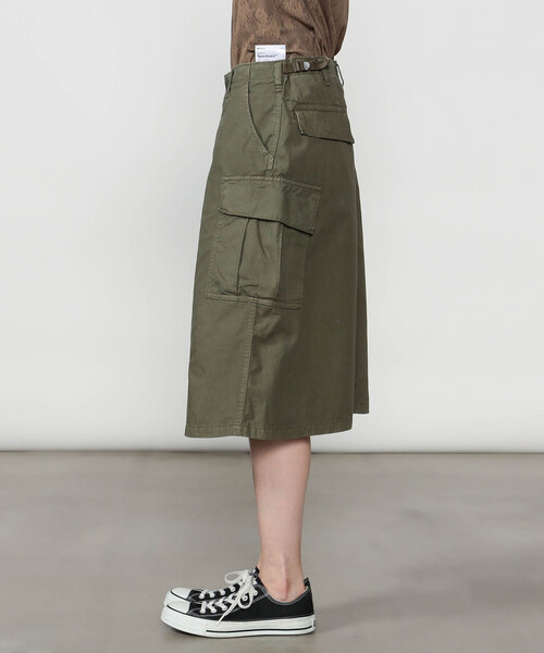 orSlow(オアスロウ)の「orSlow | 〈別注〉ARMY SKIRT KHAKI WOMEN(スカート・レディース・カーキ・1/2)」の9枚目の写真