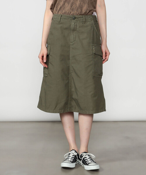 orSlow(オアスロウ)の「orSlow | 〈別注〉ARMY SKIRT KHAKI WOMEN(スカート・レディース・カーキ・1/2)」の11枚目の写真