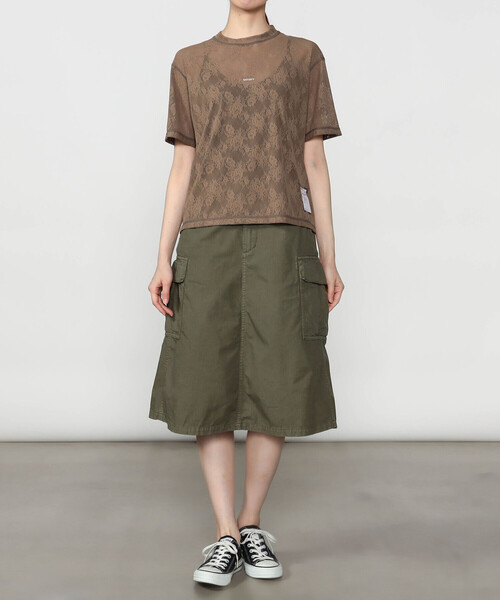 orSlow(オアスロウ)の「orSlow | 〈別注〉ARMY SKIRT KHAKI WOMEN(スカート・レディース・カーキ・1/2)」の13枚目の写真