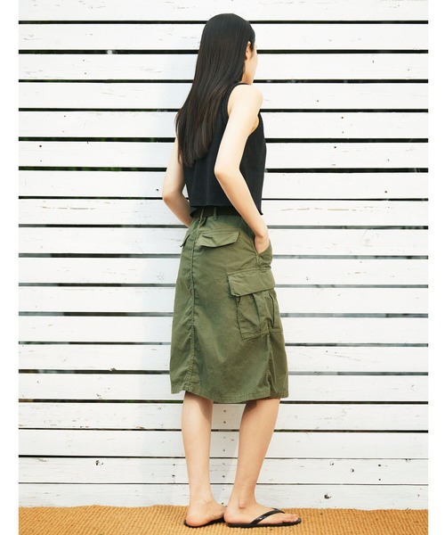 orSlow(オアスロウ)の「orSlow | 〈別注〉ARMY SKIRT KHAKI WOMEN(スカート・レディース・カーキ・1/2)」の16枚目の写真