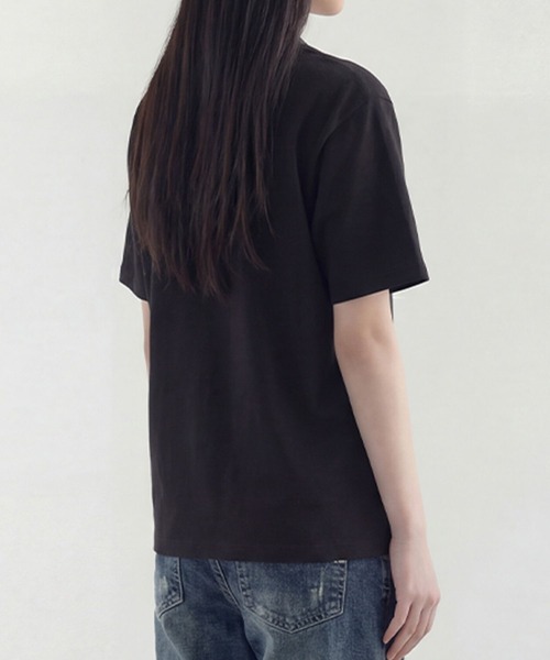 SAINTPAIN(セイントペイン)の「【UNISEX】SAINTPAIN/UNION JACK T(Tシャツ/カットソー・レディース・ブラック/ホワイト・MEDIUM)」の5枚目の写真