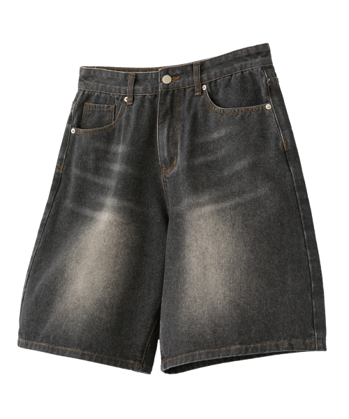 RAIMENT(レイメント)の「ギャラリークラブ ウォッシングデニムバミューダハーフパンツ_黒青(その他パンツ・メンズ・その他・SMALL/MEDIUM/LARGE)」の3枚目の写真