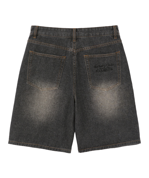 RAIMENT(レイメント)の「ギャラリークラブ ウォッシングデニムバミューダハーフパンツ_黒青(その他パンツ・メンズ・その他・SMALL/MEDIUM/LARGE)」の5枚目の写真
