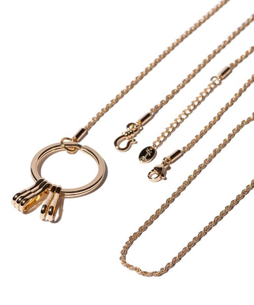 glamb(グラム)の「Key Ring Long Necklace / キーリングロングネックレス(ネックレス・メンズ・ゴールド・FREE)」の11枚目の写真