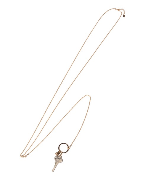 glamb(グラム)の「Key Ring Long Necklace / キーリングロングネックレス(ネックレス・メンズ・ゴールド・FREE)」の2枚目の写真