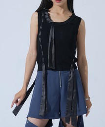 GRANCY】Button Layered Design Nylon Pants / ボタンレイヤード
