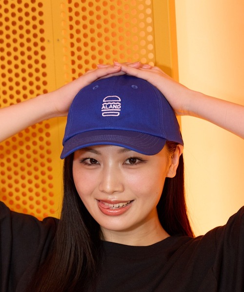 ALAND（エーランド）の「ALAND×MOM'S TOUCH／刺繍ロゴCAP（ハット・レディース・ブラウン/ブルー・FREE）」の4枚目の写真