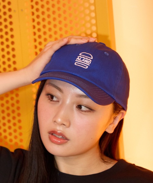 ALAND（エーランド）の「ALAND×MOM'S TOUCH／刺繍ロゴCAP（ハット・レディース・ブラウン/ブルー・FREE）」の5枚目の写真