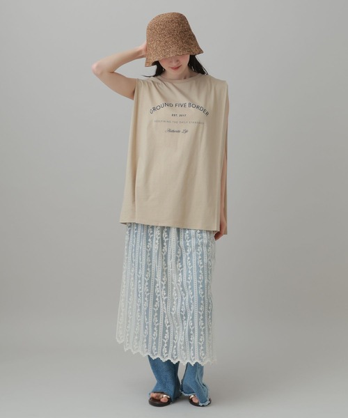 LAKOLE(ラコレ)の「レースナロースカート / 842250(スカート・レディース・ブラック/アイボリー・FREE)」の7枚目の写真