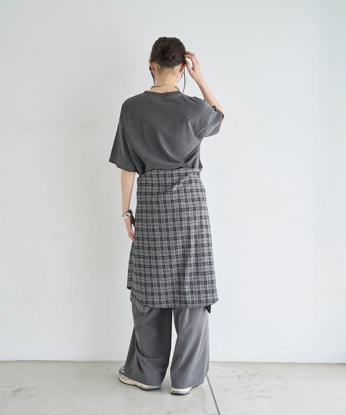 meilmada(メイルマダ)の「タックイージーワイドパンツ(スラックス・レディース・ネイビー/チャコールグレー・MEDIUM/SMALL/MT)」の17枚目の写真