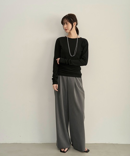model：H166　着用サイズ：M