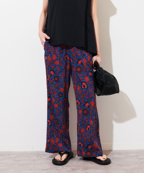 JOURNAL STANDARD relume(ジャーナルスタンダード レリューム)の「《WEB限定追加2》アフリカンフラワープリントパンツ(その他パンツ・レディース・ブルー/レッド・FREE)」の14枚目の写真