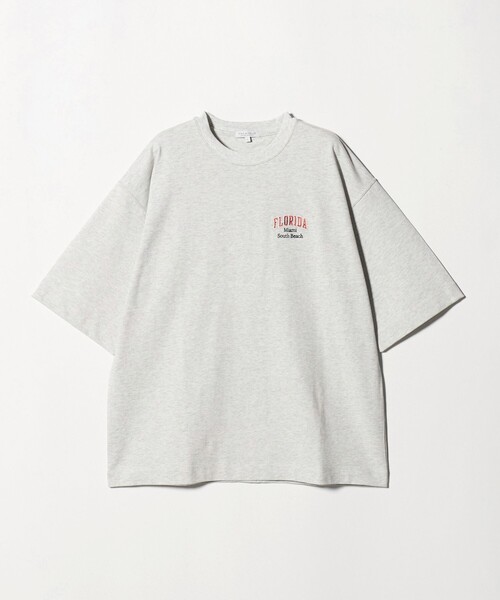 A DAY IN THE LIFE UNITED ARROWS(アデイインザライフユナイテッドアローズ)の「ビーチ ロゴ ワイドカットソー<A DAY IN THE LIFE>(Tシャツ/カットソー・メンズ・ライラック/ライトグレー/ホワイト・L/M)」の1枚目の写真