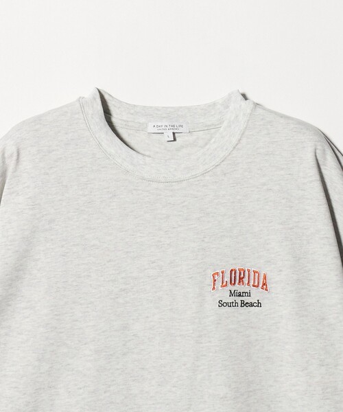 A DAY IN THE LIFE UNITED ARROWS(アデイインザライフユナイテッドアローズ)の「ビーチ ロゴ ワイドカットソー<A DAY IN THE LIFE>(Tシャツ/カットソー・メンズ・ライラック/ライトグレー/ホワイト・L/M)」の12枚目の写真
