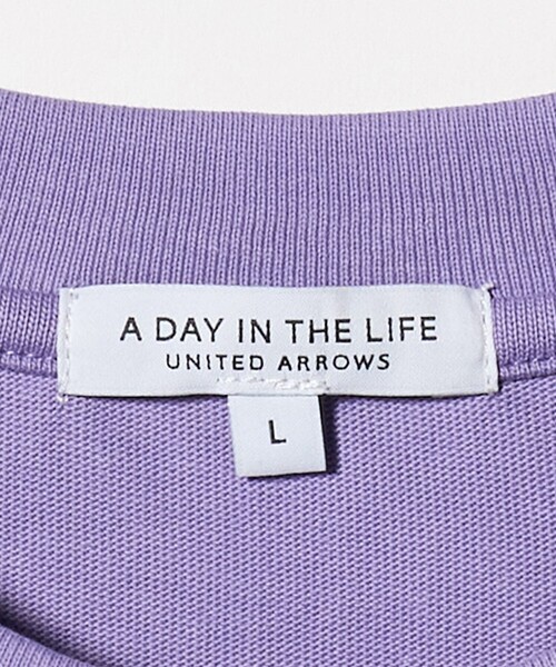 A DAY IN THE LIFE UNITED ARROWS(アデイインザライフユナイテッドアローズ)の「ビーチ ロゴ ワイドカットソー<A DAY IN THE LIFE>(Tシャツ/カットソー・メンズ・ライラック/ライトグレー/ホワイト・L/M)」の15枚目の写真