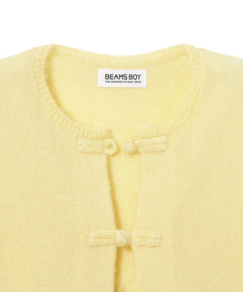 BEAMS BOY(ビームスボーイ)の「チャイナ ボタン ベスト(ニット/セーター・レディース・オフホワイト/クリーム/ライトブルー・1/2)」の12枚目の写真