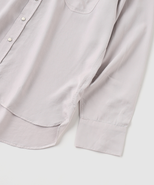 WYTHE(ワイス)の「WYTHE / ワイス LYOCELL Pearlsnap Shirt(シャツ/ブラウス・メンズ・タン・MEDIUM/LARGE)」の4枚目の写真